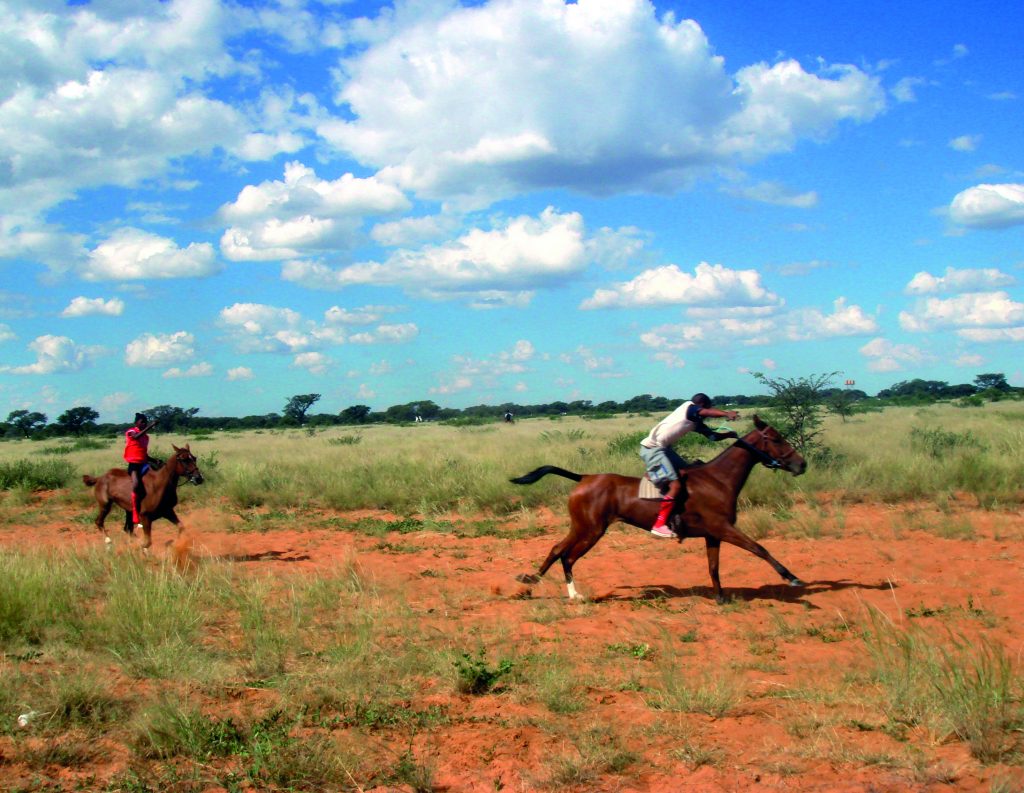 Annual horse racing in Tsjaka, Namibia by AnaValencia84
